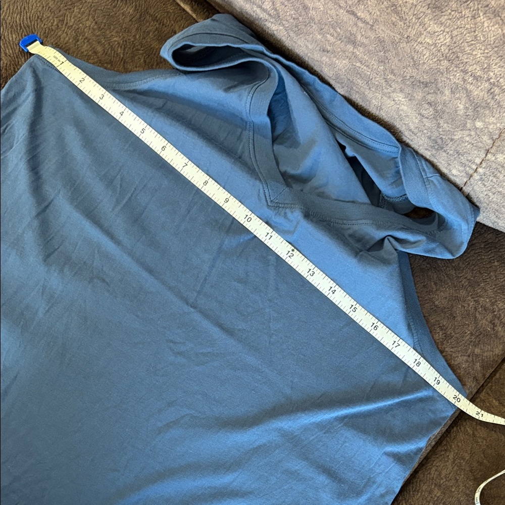 Pact Women's Softspun A-Line Tank Dress - Navy- Large - Picture 9 of 9